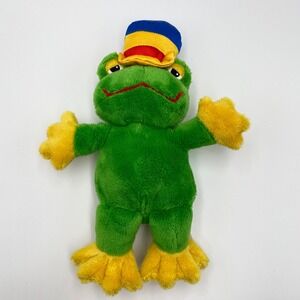 Dan Dee Collector's Choice 10" Plush Frog with Hat Stuffed Animal Toy